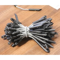 ELASTINGAS spaustukas 20cm GUMINIS TARPŲ, Tinklinių banerių montavimui