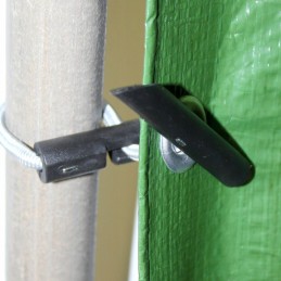 ELASTINGAS spaustukas 20cm GUMINIS TARPŲ, Tinklinių banerių montavimui