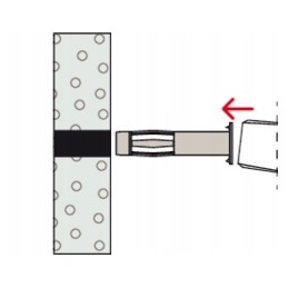 Fischer HM 5X65 S kaiščio metalinis inkaras su varžtu 1