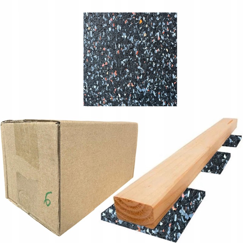 ✔️GUMINIAI BĖGIMO KIKLĖLIAI TERASOS JOGS 100X100X6mm 1vnt.