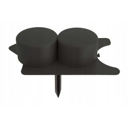 Robi Czarna palisade su rampa