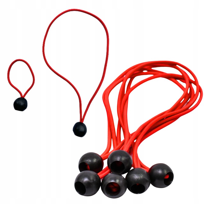 ELASTINGAS TRINTUKAS SU RAUDONU KAMULIU 20cm