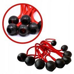 ELASTINGAS TRINTUKAS SU RAUDONU KAMULIU 20cm