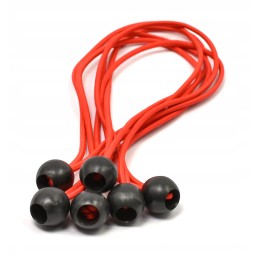 ELASTINGAS TRINTUKAS SU RAUDONU KAMULIU 20cm