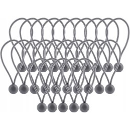 ELASTINGA GUMINĖ TINKAMUMO PAlapinės KILIETA 20 CM, VIRVĖ SU RUULULINIU Įtempikliu batutų palapinėms