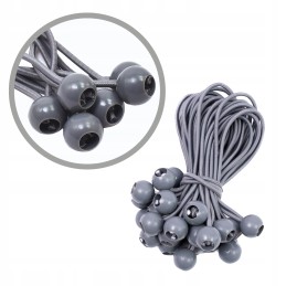 ELASTINGA GUMA SU KAMULIU, PILKA 20cm