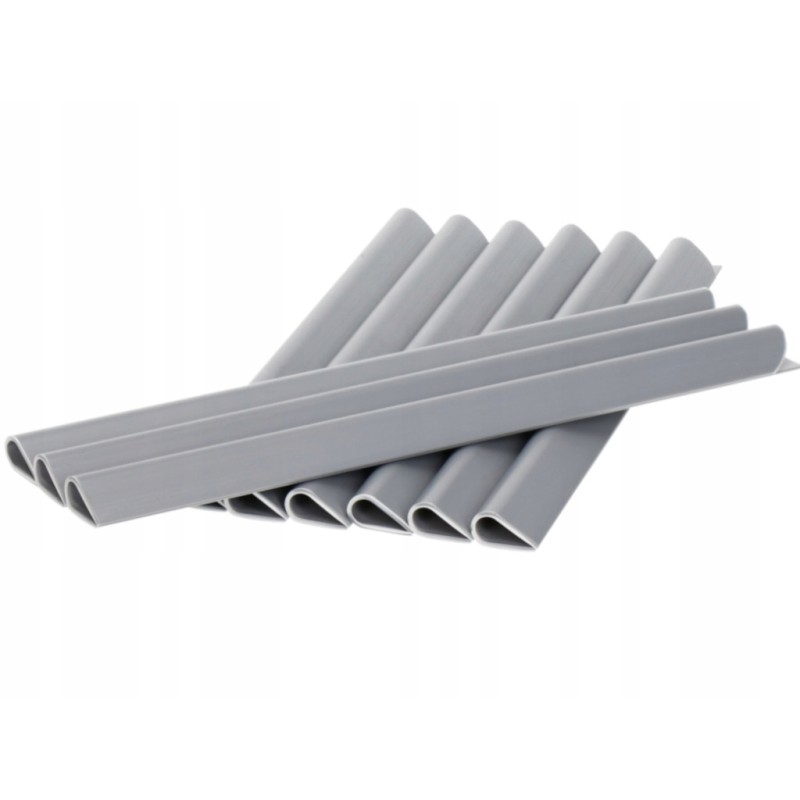 Klipas tvoros juostai, pilka ral7040, su linare