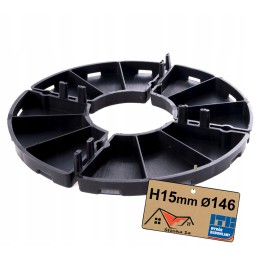 Fiksuotas stovas, aukštis H 15mm