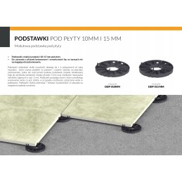 Fixed base height H 15mm