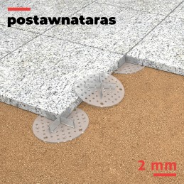 Terrassi tugi 2 mm - läbipaistev