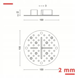 Terrassi tugi 2 mm - läbipaistev