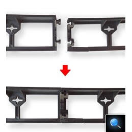 PASIENIO VEJOS KRAŠTAS KABELIO PALISADAS 100 cm.