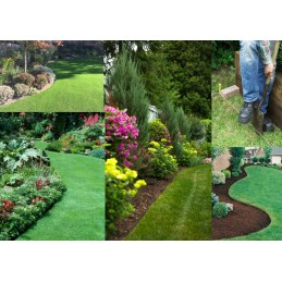 TIESUS SODO KRAŠTAS, aukštis 18 cm, ilgis 1 metras