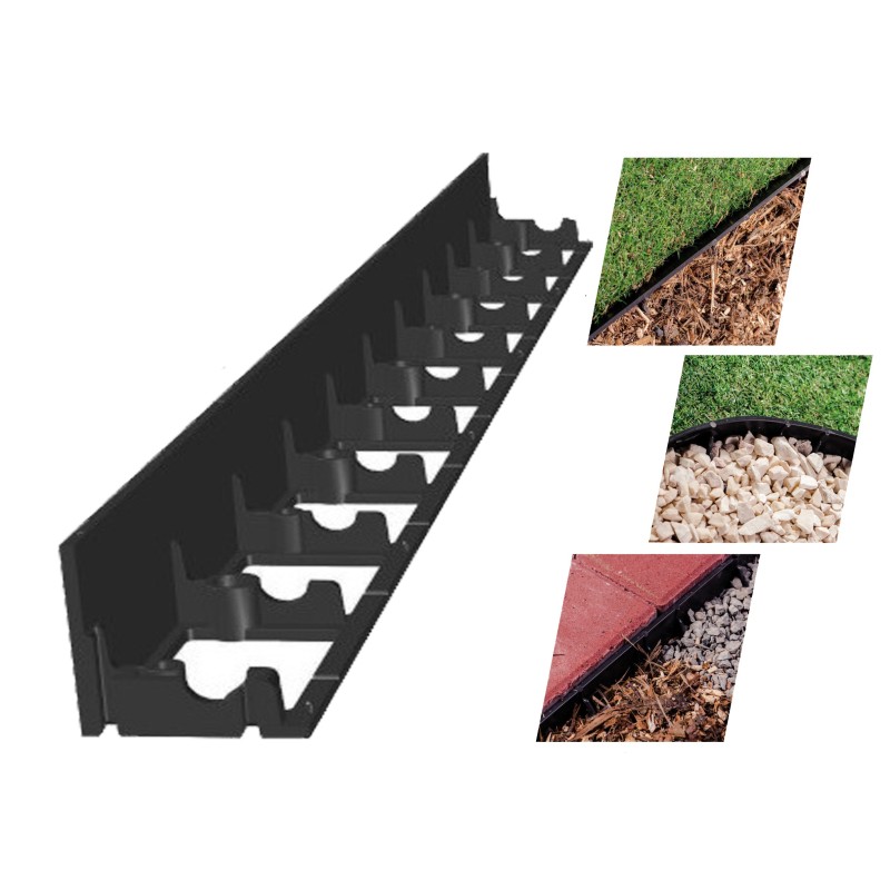 PLASTIKAS EDIM 58 MM BLACK 1M