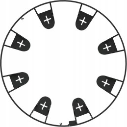 Lankstus sodo vejos apvadas UNIBORD 1m