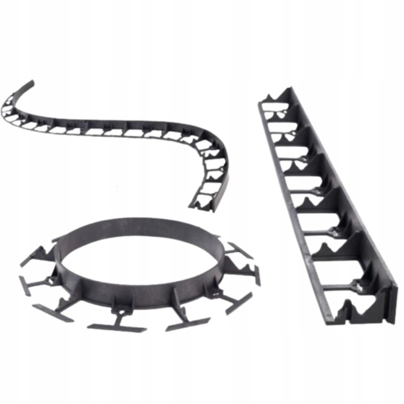 Plastikinis vejos apvadas, vientisas 5,8 cm