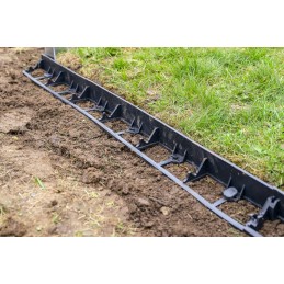 VEJOS KRAŠTAS 7,8cm SODO kraštai PALISADE eco BORDER 3 inkarai 1m