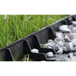 VEJOS KRAŠTAI 4,5cm 1m SODO kraštai PALISADE eco BORDER + 3 inkarai