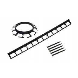 ECO GEO LAWN EDGE Garden 45mm PALISADE BORDERS + SZPILE PL