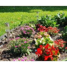 ECO GEO LAWN EDGE Garden 45mm PALISADE BORDERS + SZPILE PL