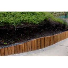 Mini palisade Stake Medinis palisade 6x50 cm smaigalys su vejos apvadu