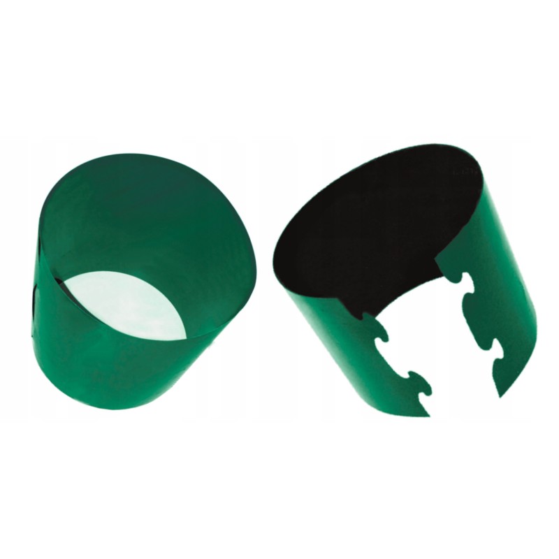 PVC GĖLIŲ vazonas su juostele 20cm x 18cm - 1 vnt.