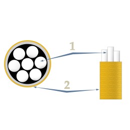 GUMINIS KABELIS Ø 8 mm