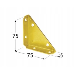 Kampas dėžėms 75x75x20x2,0 domax