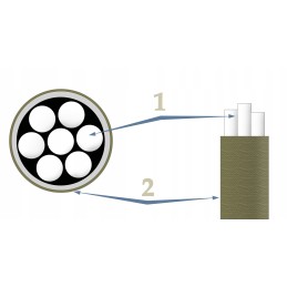 GUMINIS KABELIS Ø 8 mm