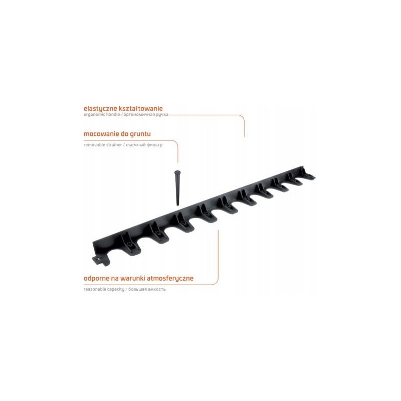 SODO KRAŠTAS, EKO LENTA, VEJA MAXPOL 45 mm x 1 m JUODA