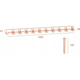 SODO KRAŠTAS, EKO LENTA, VEJA MAXPOL 45 mm x 1 m JUODA