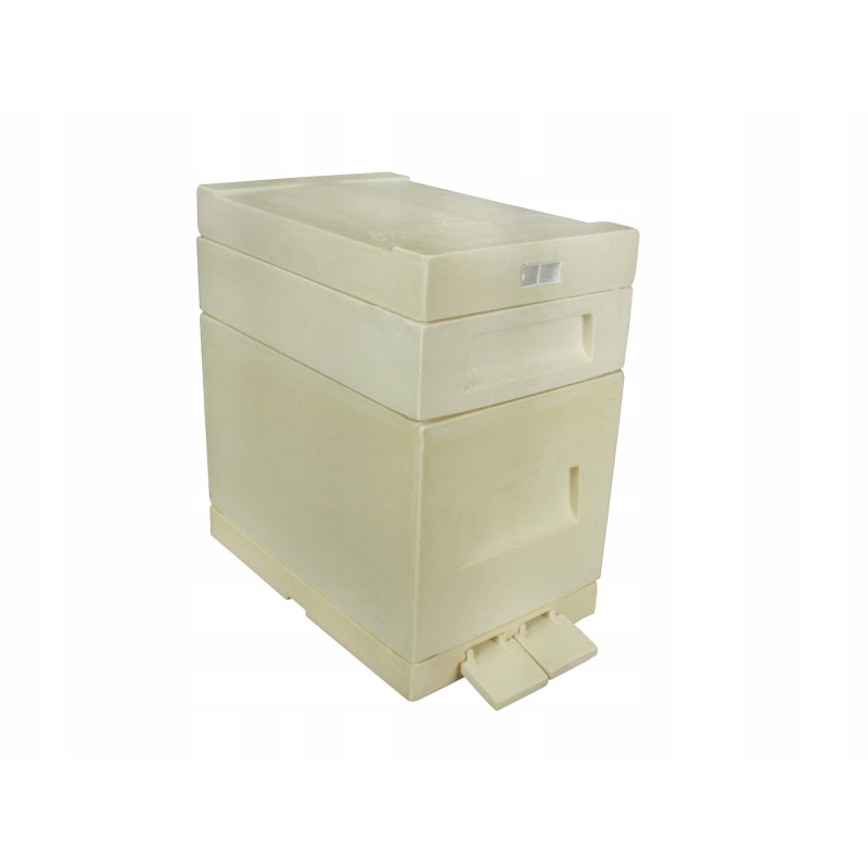 Wielkopolski 6-frame beehive with removable bottom, floor and feeder - APIKOZ