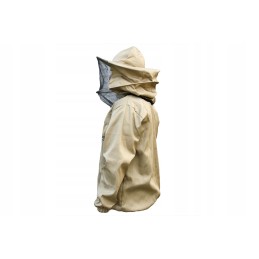 4BEE zip-up sweatshirt with hat, size M