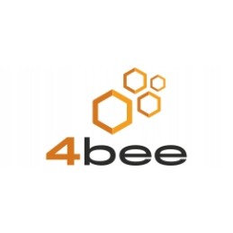 4BEE zip-up sweatshirt with hat, size M
