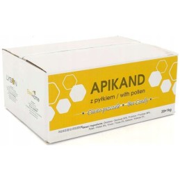We offer GREAT FOOD FOR BEE - APIKAND WITH POLLEN 20 X 1 KG - VERY GOOD FRESH PRODUCT!