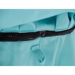 Children's jumpsuit with hat, turquoise 128