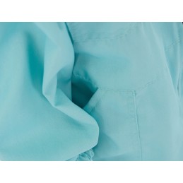 Children's jumpsuit with hat, turquoise 128
