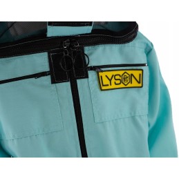 Children's jumpsuit with hat, turquoise 128