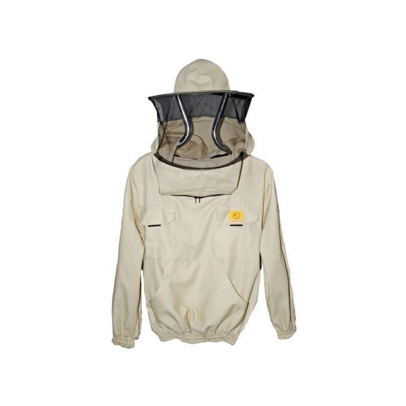Sweatshirt with hat without zipper XXXL white