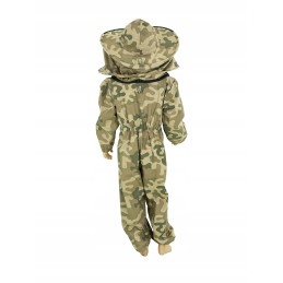 Children's camouflage jumpsuit with hat size 146