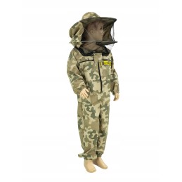 Children's camouflage jumpsuit with hat size 146