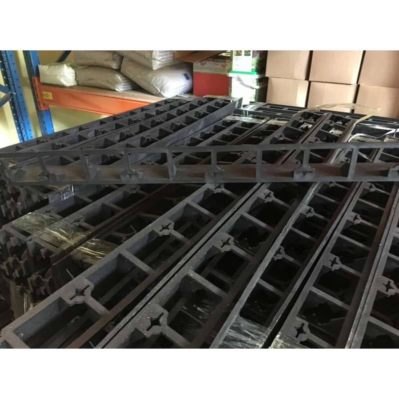 Kraštelis FLEXI juodas 4,5 cm x 100 cm