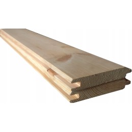 Fasado lenta, sofitas, dailylentė, 121x18 mm pušis 50 cm
