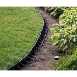 VEJOS KRAŠTAS 7,8cm SODO kraštai PALISADE eco BORDER 3 inkarai 1m