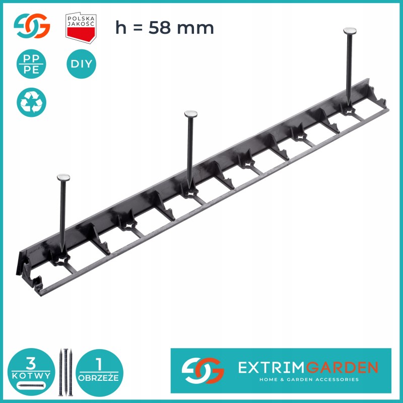 Sodo vejos apvadas 58 Border 1 metras + 3x inkarinis ECO bortelis