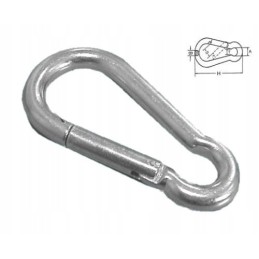 Nerūdijančio plieno kabliukas 6x60 mm A4