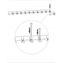 EKOBORDER vejos krašto inkaras, rinkinyje 10 vnt