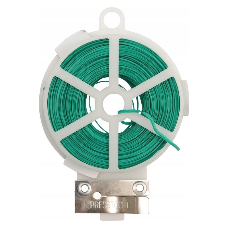 Coated garden wire with cutter - 30 m. Flo