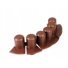 Sodo palisatas 42x11,5x7,5 cm, plastikinis, įvairių spalvų