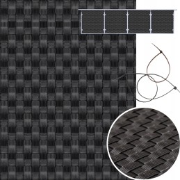 Balkono užvalkalo kilimėlis, Pjaustytas IKI JUODO DYDŽIO